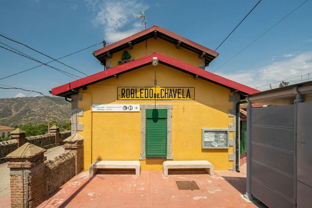 La Estacion Casa Hortensia. Barbacoa En Robledo De Chavela מראה חיצוני תמונה